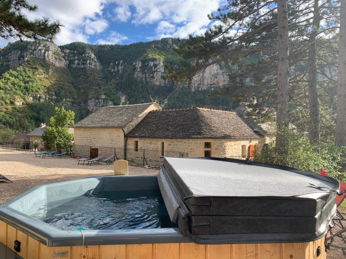 Bed and Breakfast La Voutee 5 Epis Avec Bain Finlandais Prive Au Manoir Du Charme Gorges Du Tarn Quezac  Экстерьер фото